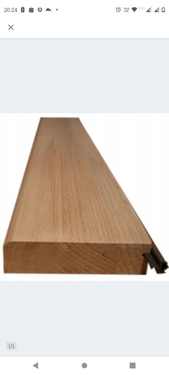 Próg dębowy 95 cm  każdy rozmiar