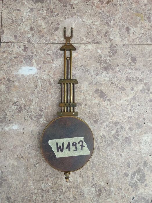 W197 Wahadło starego zegara ściennego Junghans 8cm dł 24cm