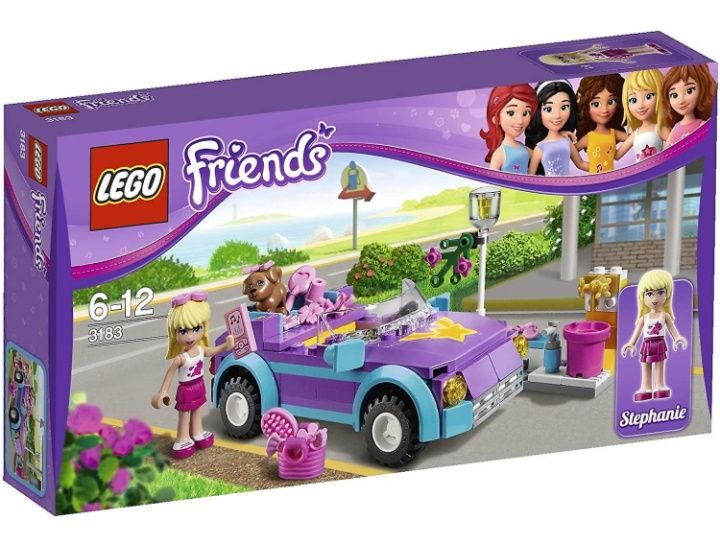 LEGO friends spływ kajakowy, cafe i cool convertible