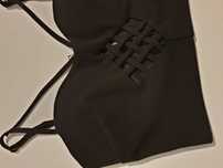 Crop top preto S/M
