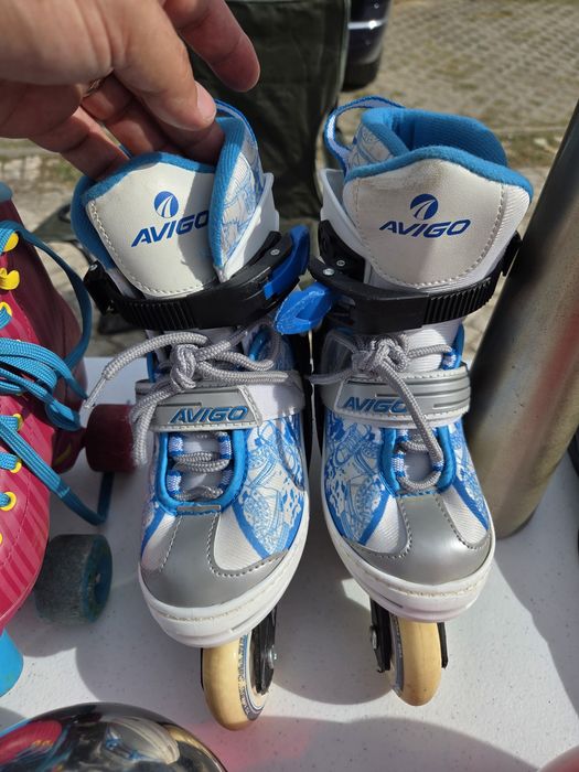 Patins em linha extensíveis