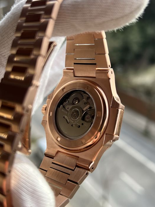 Seiko Mod Nautilus Rosegold