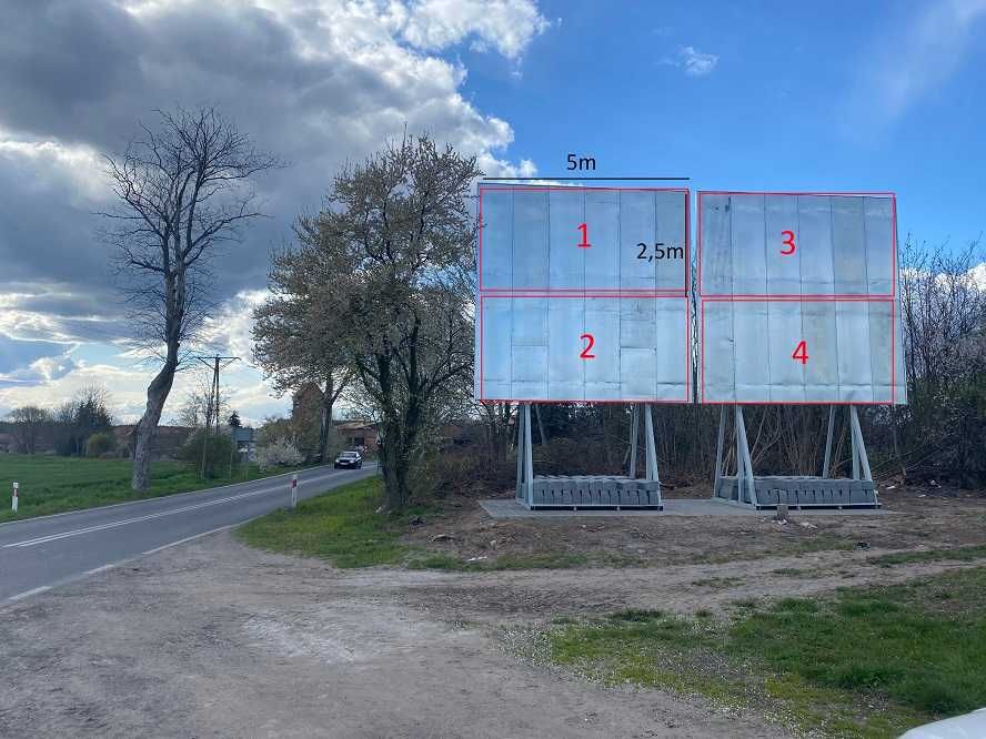 Tablica powierzchnia reklamowa do wynajęcia Skąpe Niesulice Świebodzin