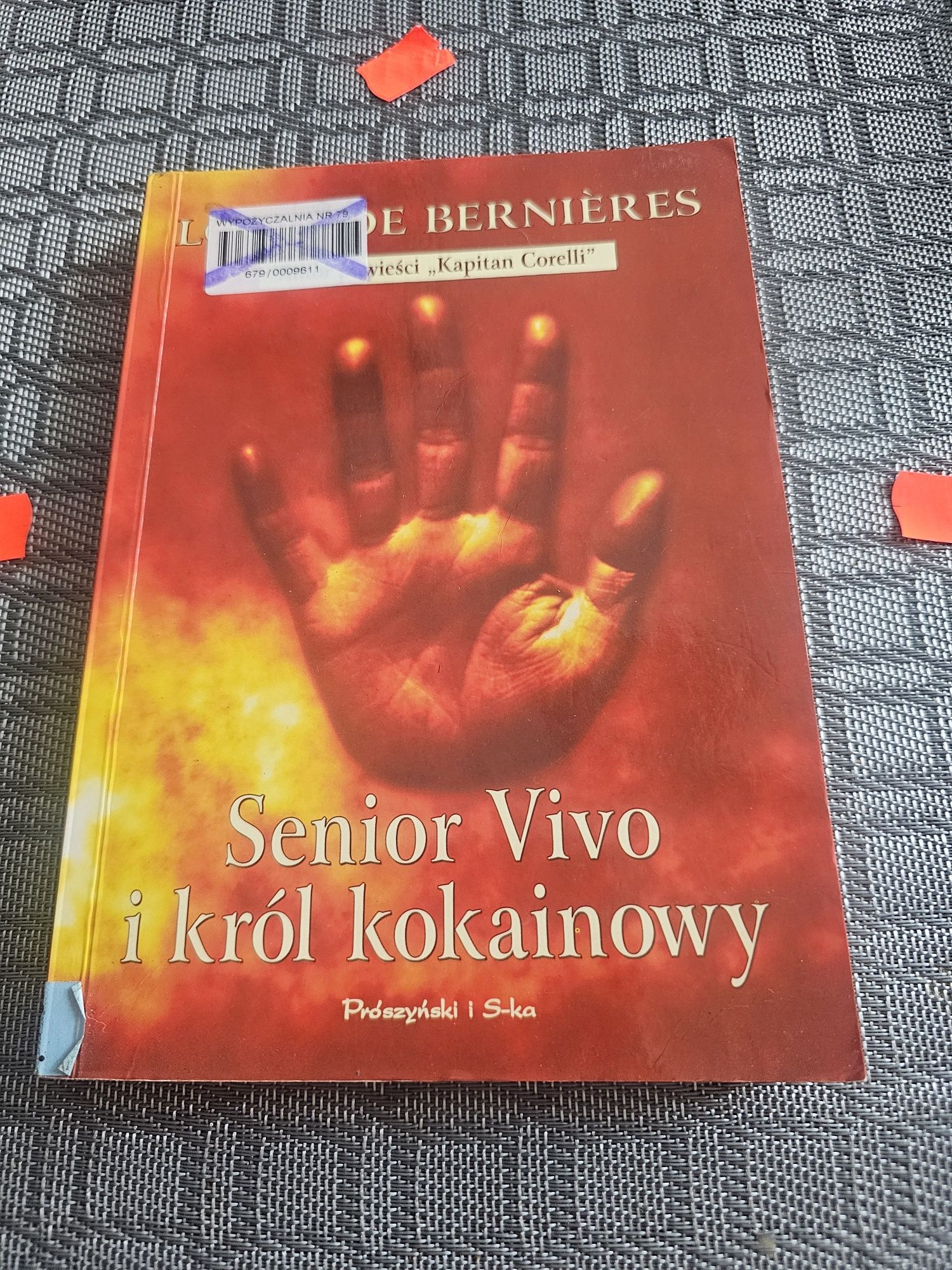 Książka senior Vivo I król kokainowy Louis de bernieres