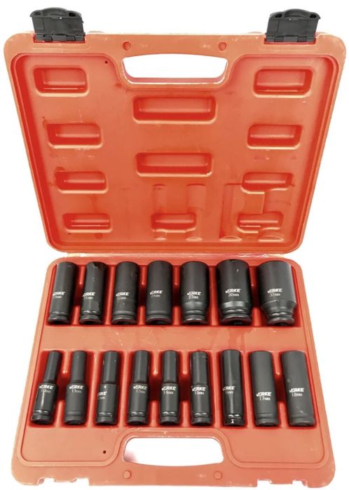 Набор головок для гайковерта VERKE 1/2" дюйма 10-38 MM 20 шт Ударные