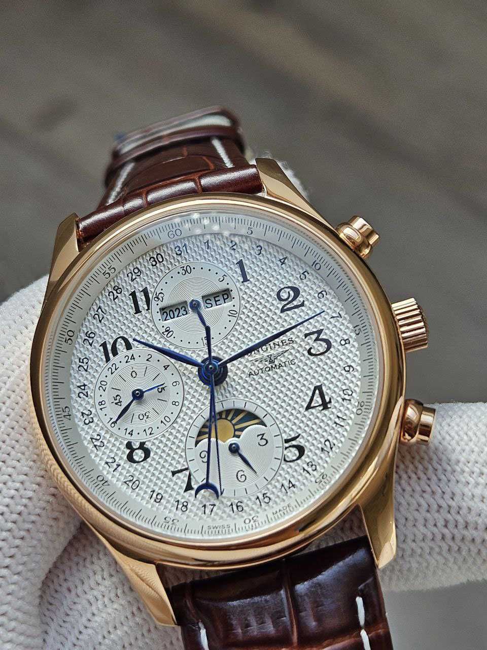 Швейцарские часы Longines Master Collection Rose Gold