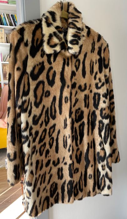 Casaco pelo animal print Armani