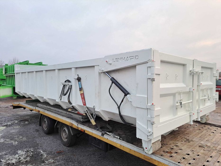 Kontener hakowy 10m3 z hydrauliczną klapą