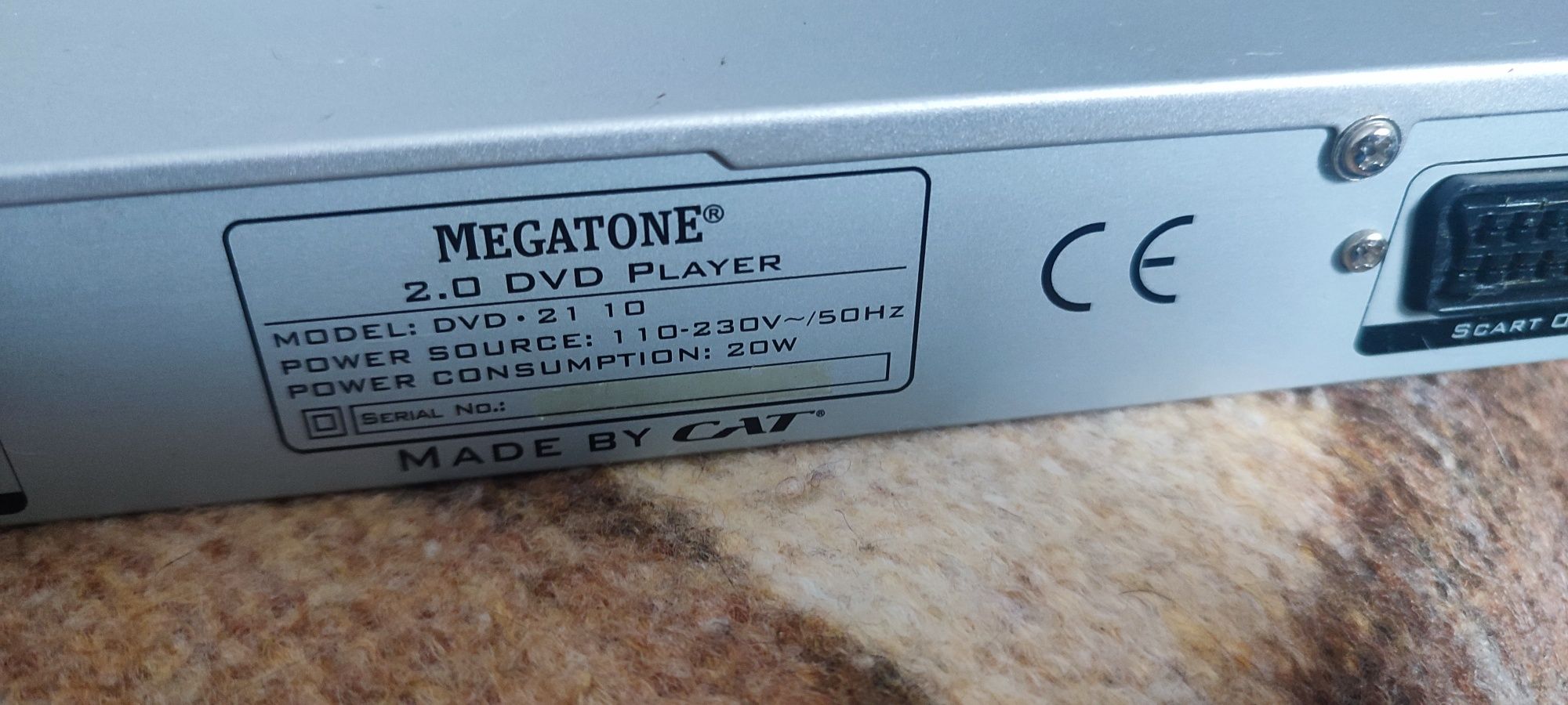 Odtwarzacz DVD Megatone.
