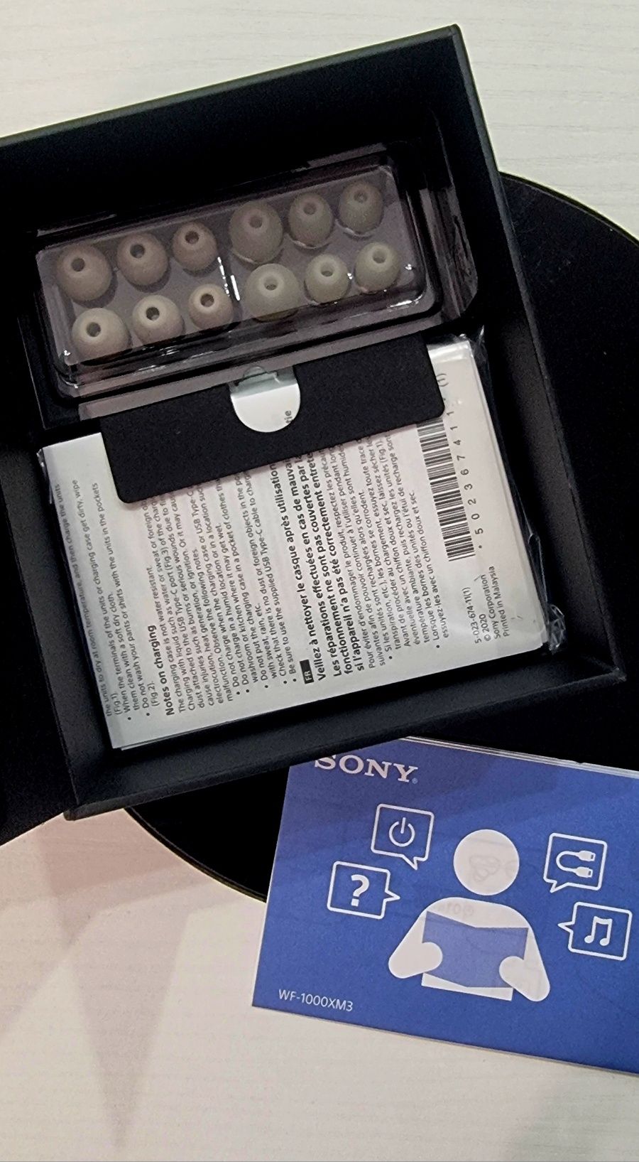 Auriculares Sony True Wireless WF-1000XM3 em excelente condições!