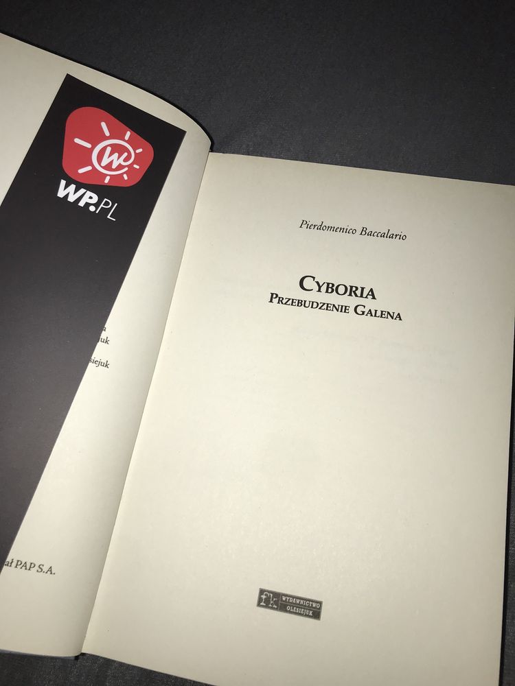„Cyboria. Przebudzenie Galena” Pierdomenico Baccalario
