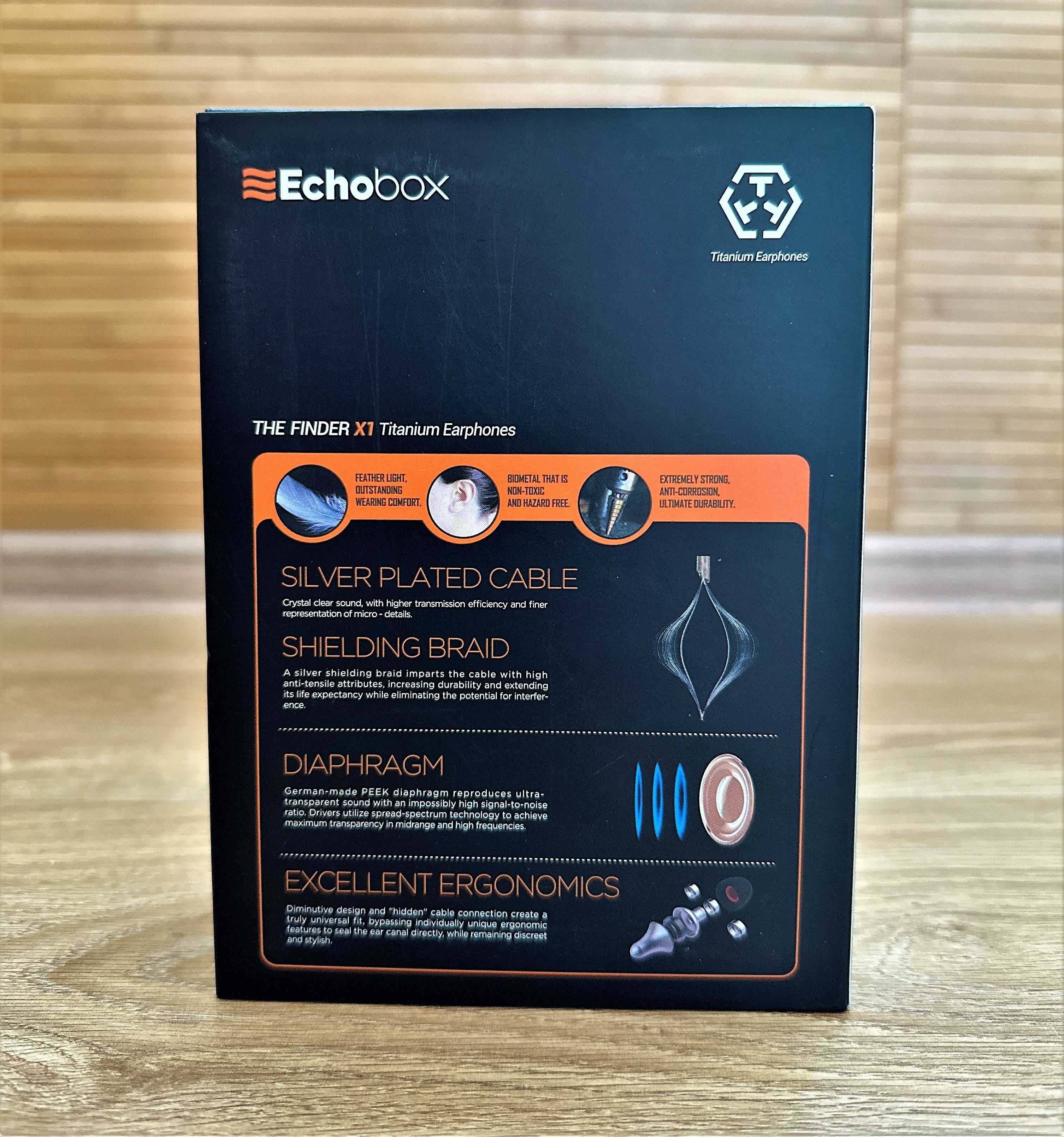Наушники Echobox Audio Finder X1 титан