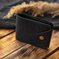 Мужской кожаный кошелек портмоне  Klapan из натуральной кожи бумажник