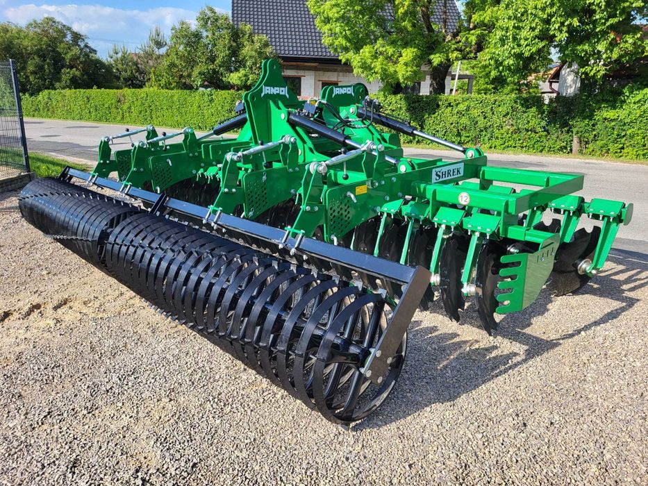 brona talerzowa hydrauliczna JANPOL SHREK 4m 560 talerz daszek 600