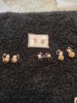 4 Brincos novos de mola 5€ tudo