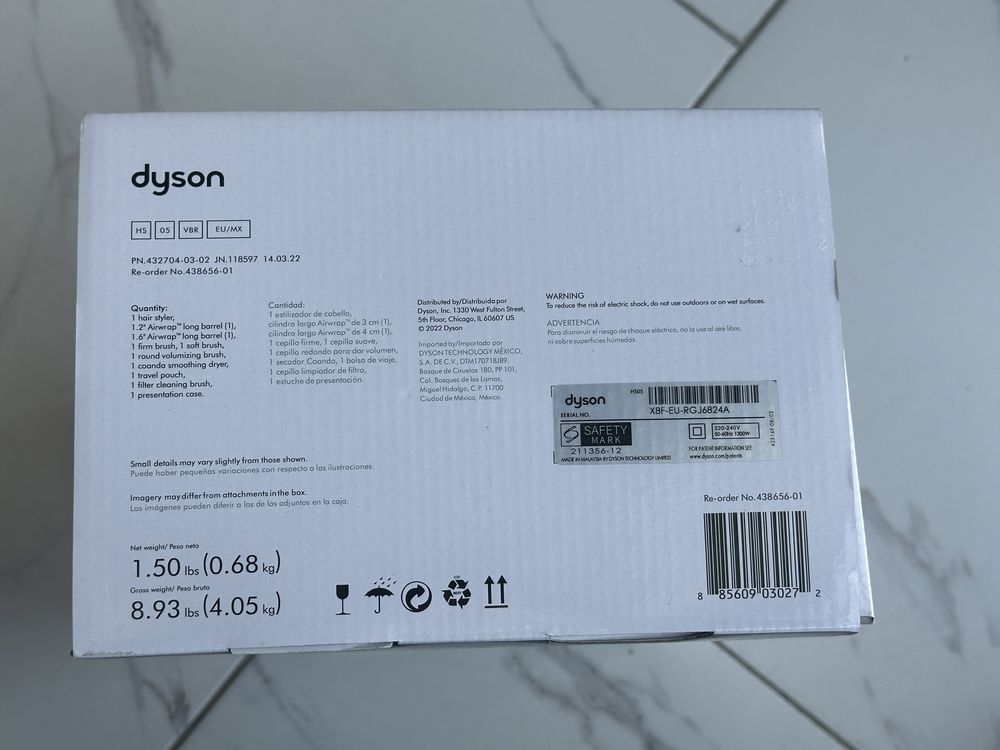Dyson Airwrap Multi-styler Complete Long(Vinca Blue/Rose)(426132-01)