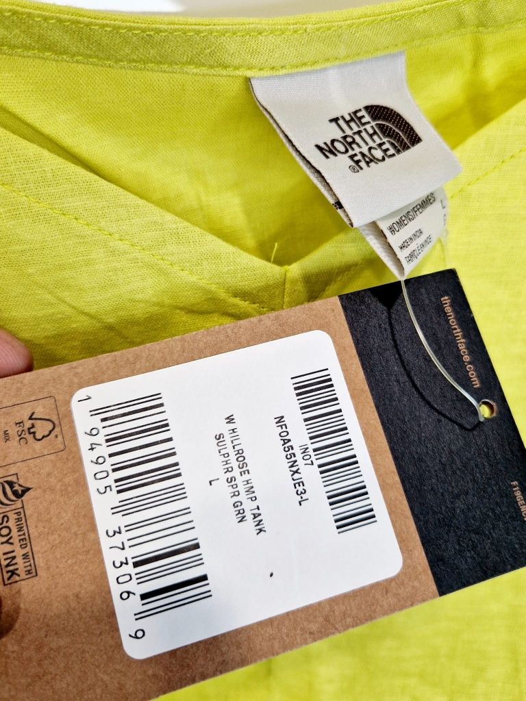 Koszulka top lniany The North Face Hillrose roz. 40/L