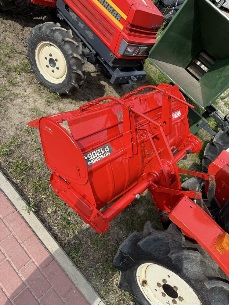 Traktorek japoński mitsubishi mtx15 4x4 glebogryzarka iseki yanmar
