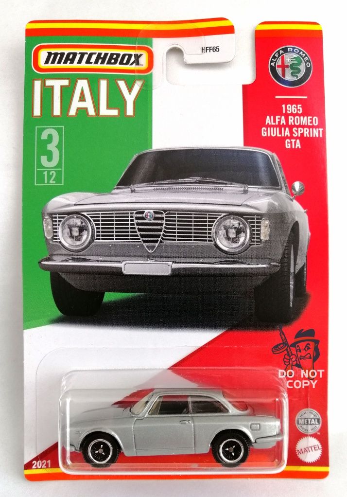 Matchbox Alfa Romeo Italy