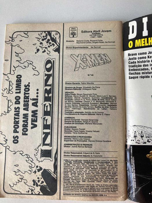 X-Men Nº44 (1991) Bem-Vindo a Genosha - HQ Banda desenhada PT/BR