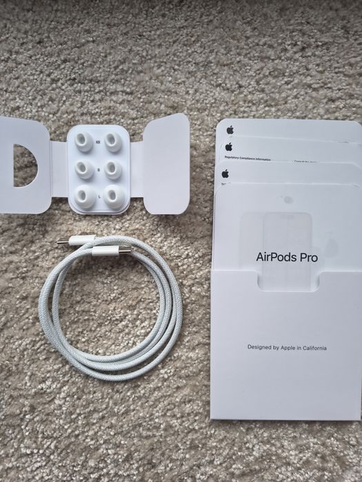 Słuchawki Airpods 2 pro douszne białe bezprzewodowe stan idealny