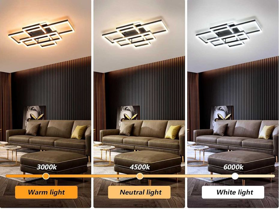 Люстра накладна для вітальні 130вт ДОСТАВКА БЕЗКОШТОВНА