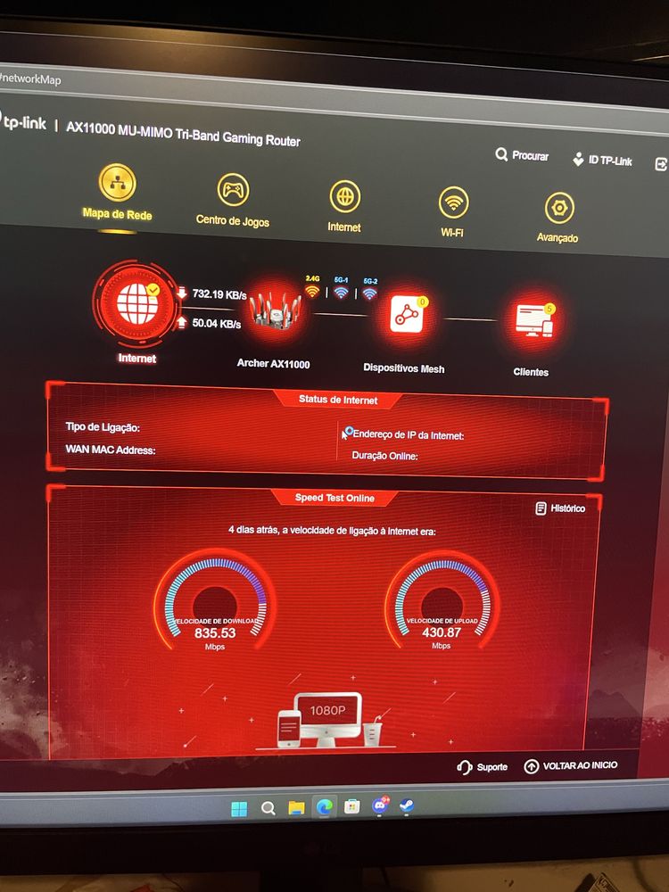 Router Gaming TP-Link AX11000