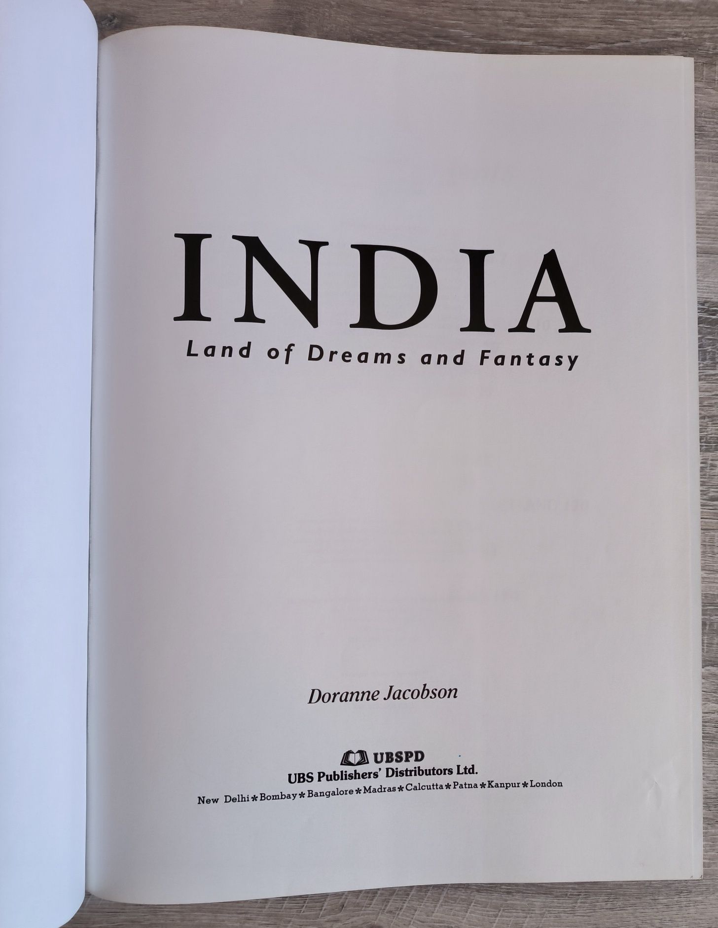 India Land of Dreams and Fantasy Jacobson