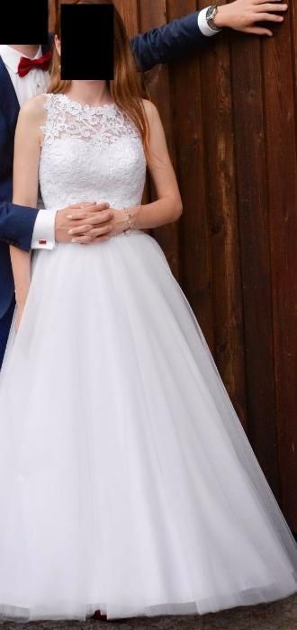 Piękna Suknia Sukienka Ślubna Emmi Mariage Exclusive Ofelia 34 XS