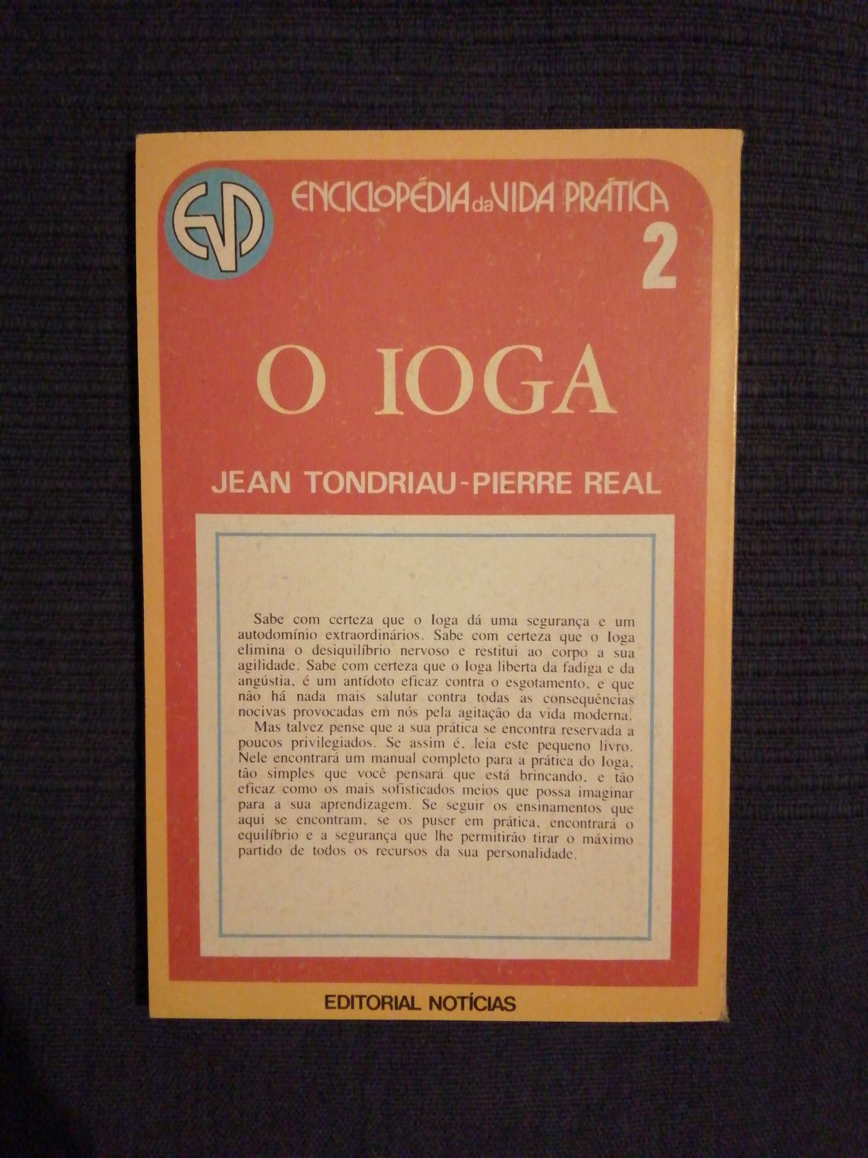 Livro "O Ioga" de Jean Tondriau-Pierre Real