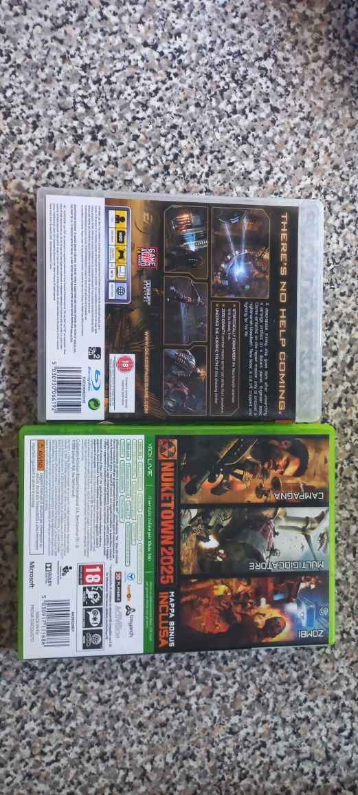 Dead space/Call of duty black ops 2 Playstation 3/Xbox 360