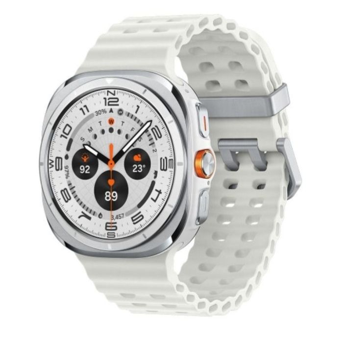 Samsung Galaxy Watch Ultra 47mm LTE Silver com 2 pulseiras pers.