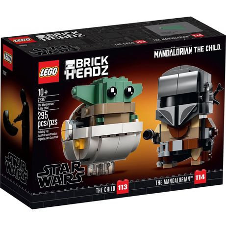 LEGO Brick Headz Мандалорец и малыш (75317)