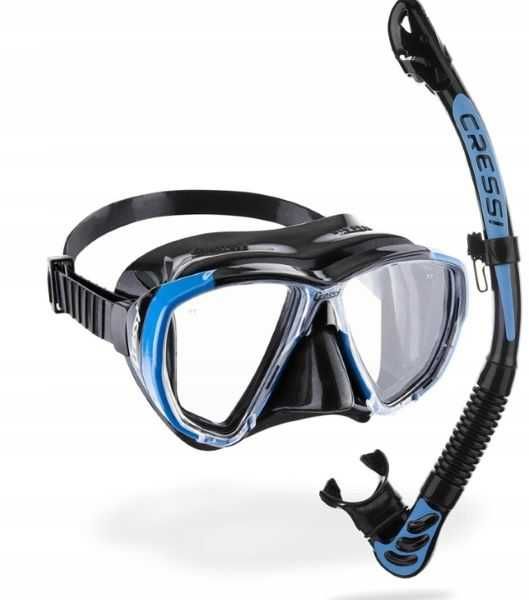 CRESSI Combo Big Eyes+Alpha U.D Zestaw do nurkowania maska plus rurka