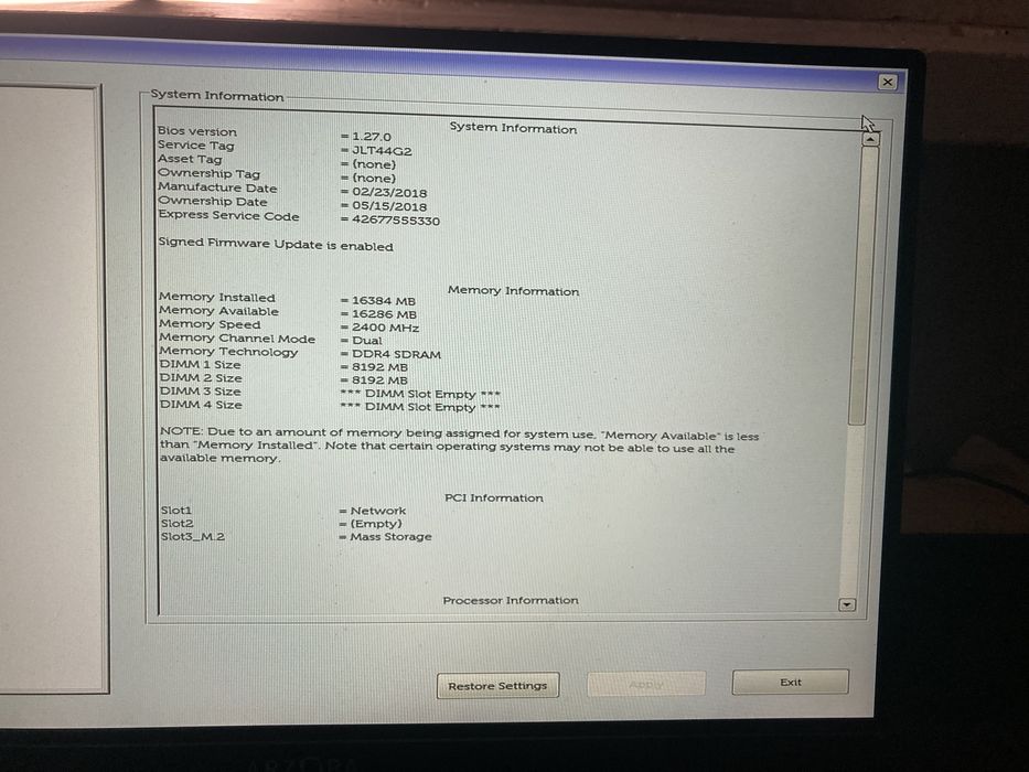 Dell OptiPlex 7050 i7-7700 RAM 16GB M.2 NVME 256GB WIRELESS ADAPTER