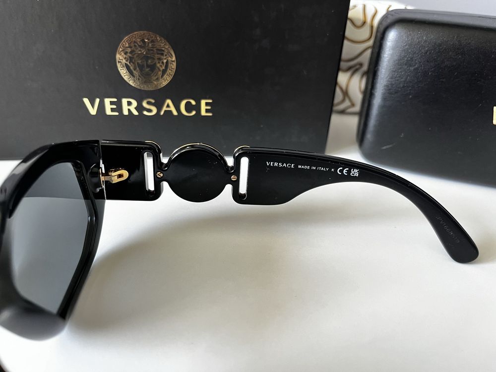 Nowe Okulary Przeciwsłoneczne Versace VE4361 GB1/87