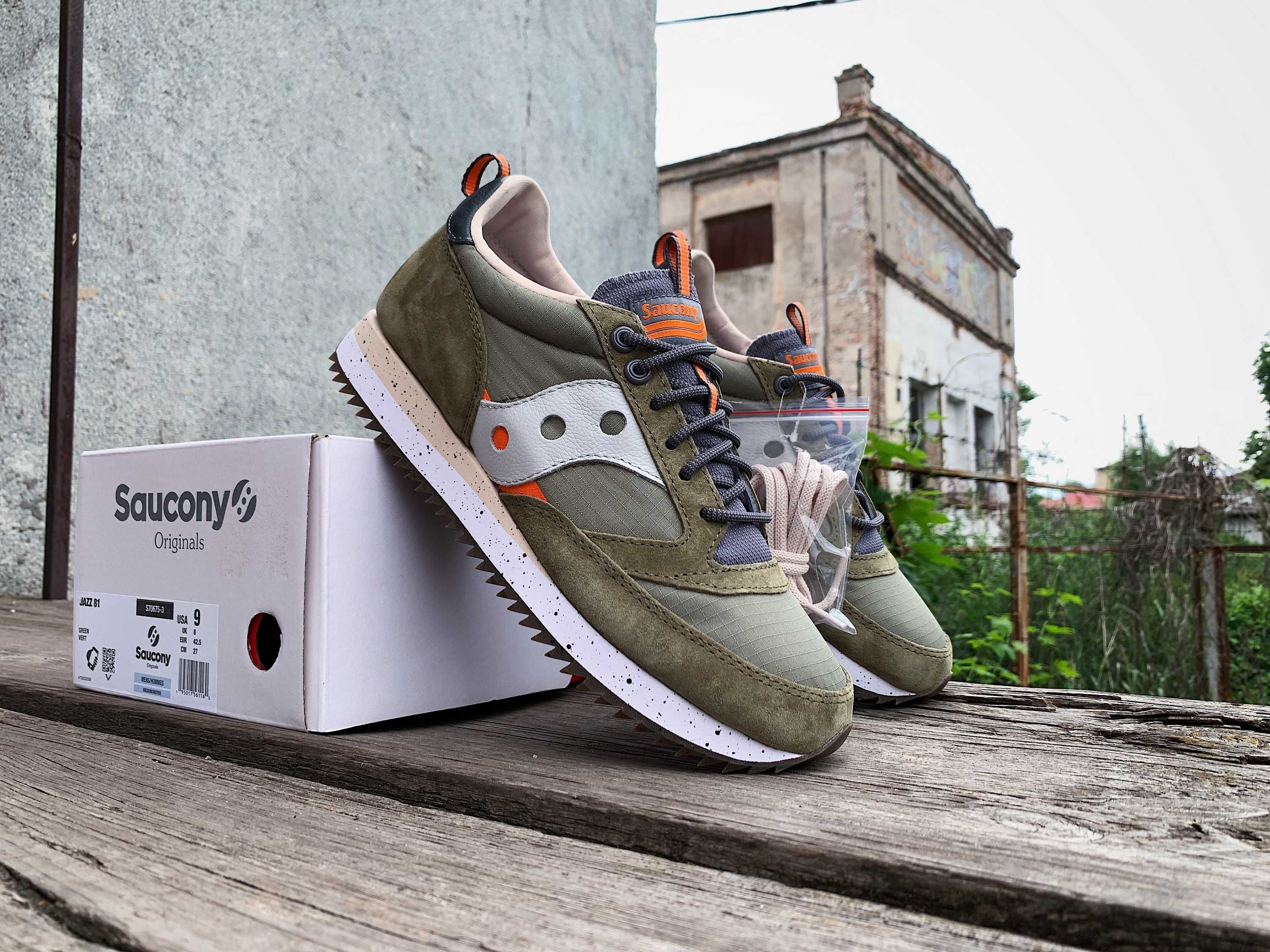 Мужские кроссовки Saucony Jazz 81 Peak (4 цвета) ОРИГИНАЛ