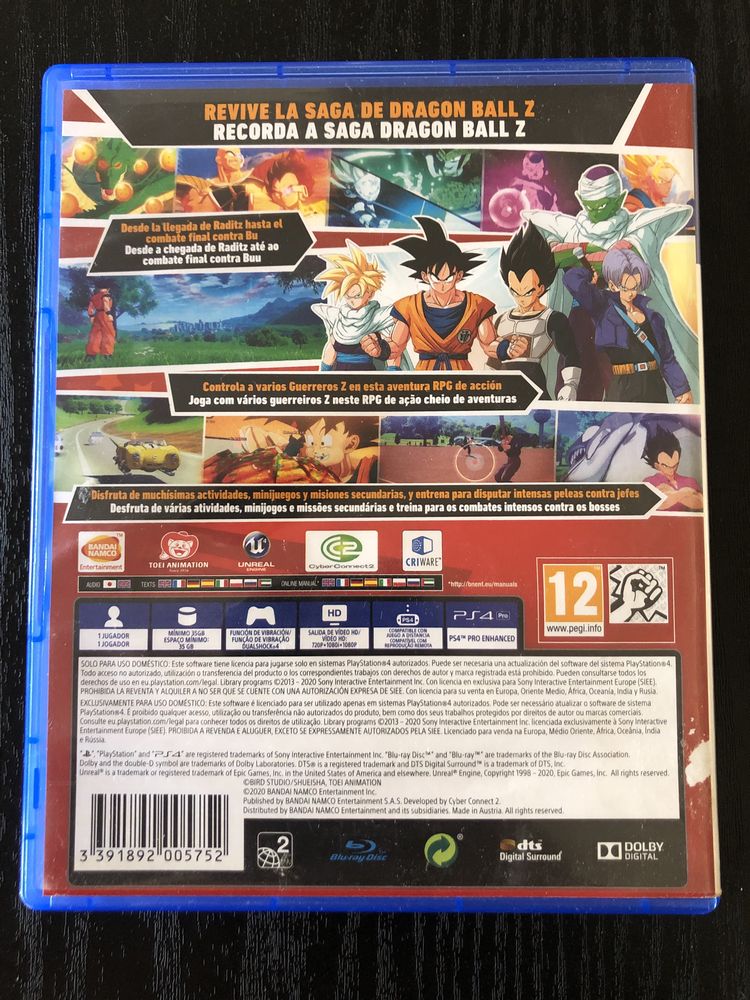 Dragon Ball Z Kakarot PS4