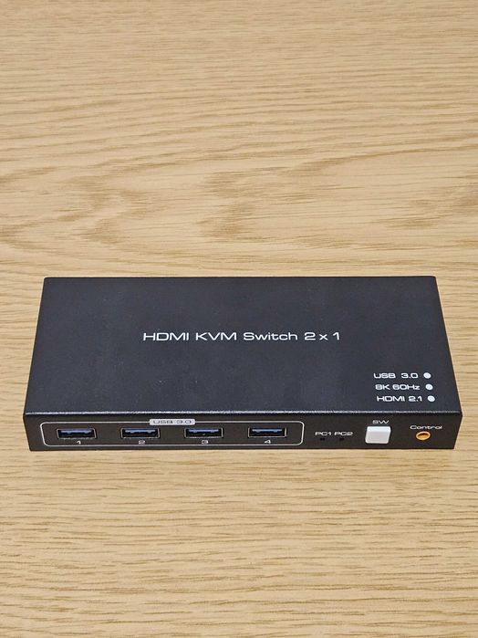 Używany Switch KVM USB + HDMI 2/1 Spacetronik SPH-KVM23