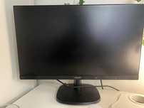 Monitor Philips 243V7Q + przejściówka