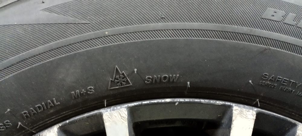 Komplet opon zimowych bridgestone blizzak 215/65 r17