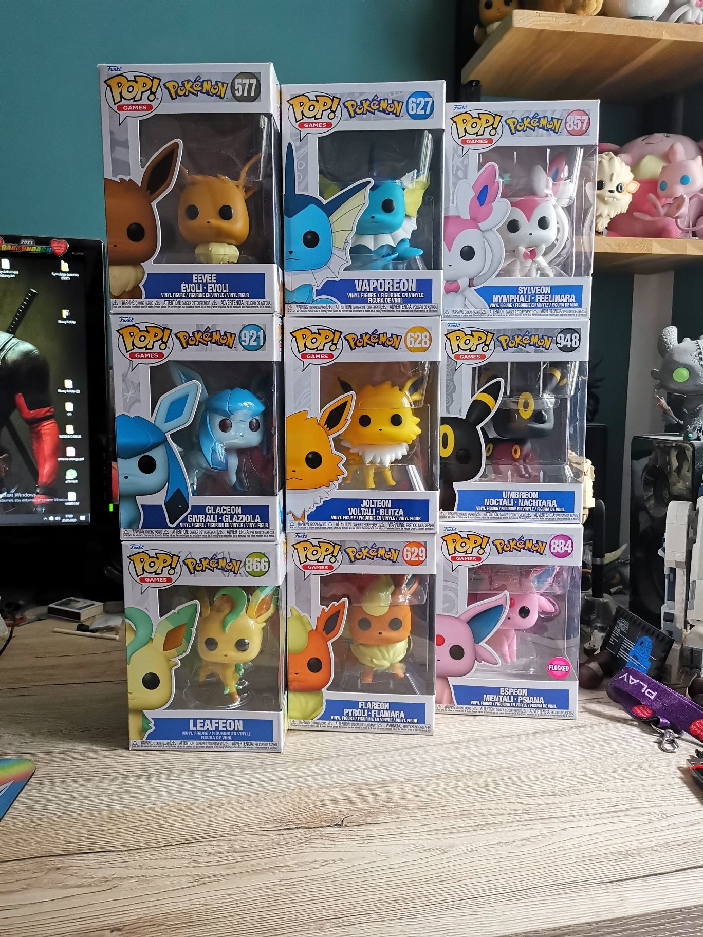 Zestaw FUNKO POP Eevee i ewolucje