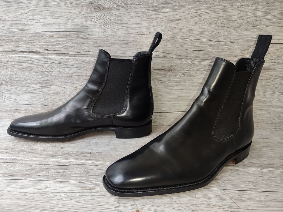 Loake 45р челси ботинки мужские сапоги туфли кожаные Англия