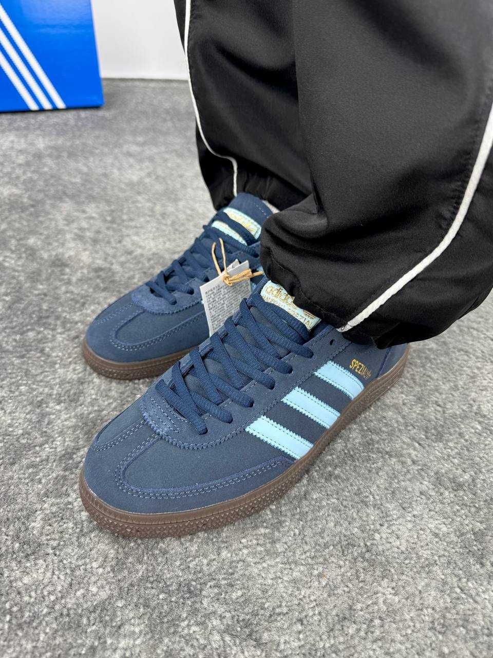 Жіночі кросівки Adidas Handball Spezial синій 0548 ТОП