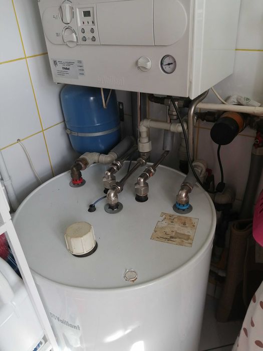 zasobnik, zbiornik Vaillant VIH R120, 120 lit. sprawny Warszawa Wawer