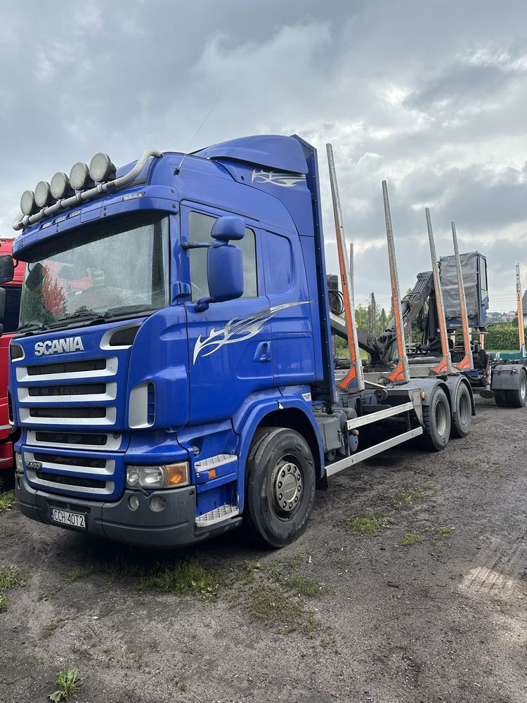 Scania 480 silnik PDE do drewna stosowego