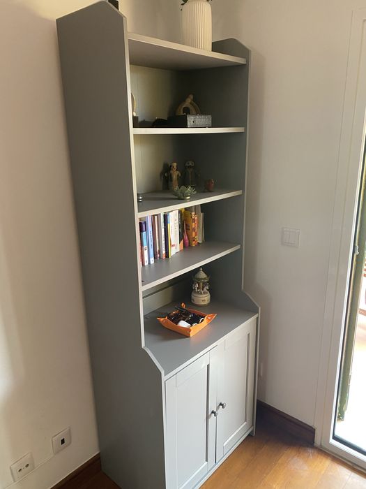 Estante IKEA cinzento 70x41x199cm