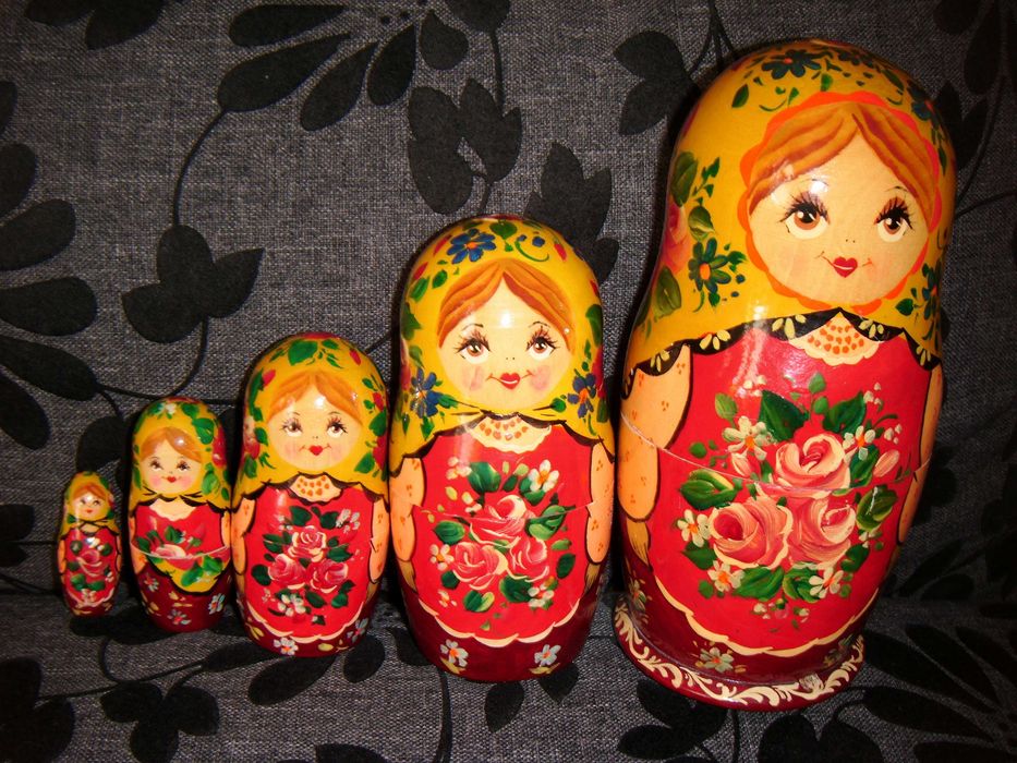Matrioszka Babuszka (5 sztuk)