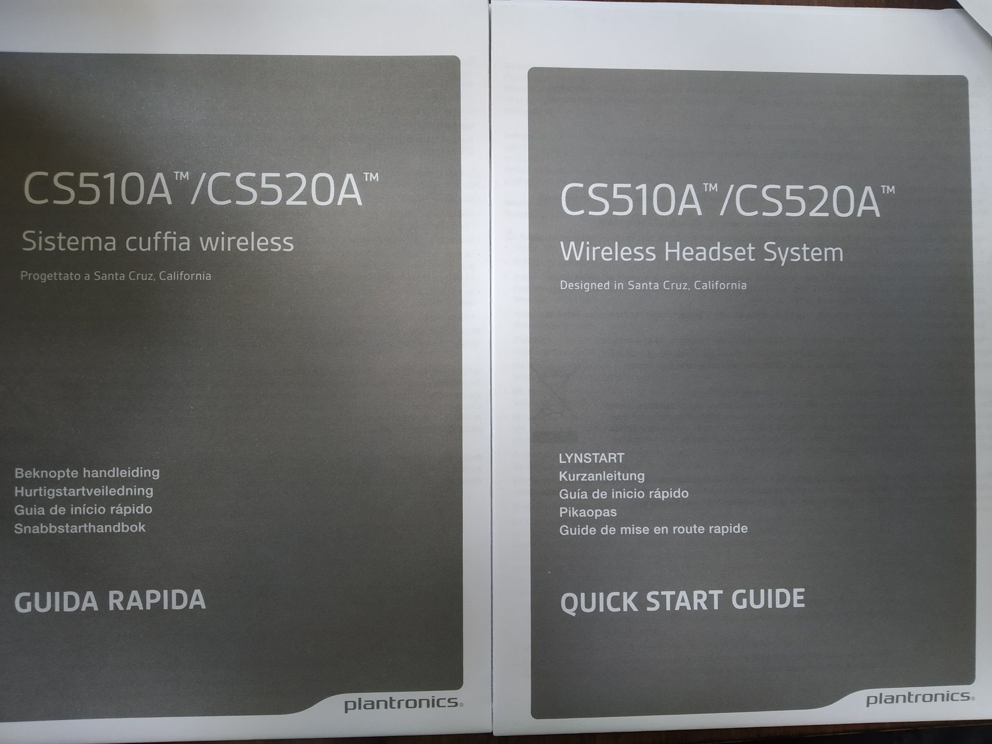 Plantronics CS520 słuchawki bezprzewodowe do telefonu praca zdalna
