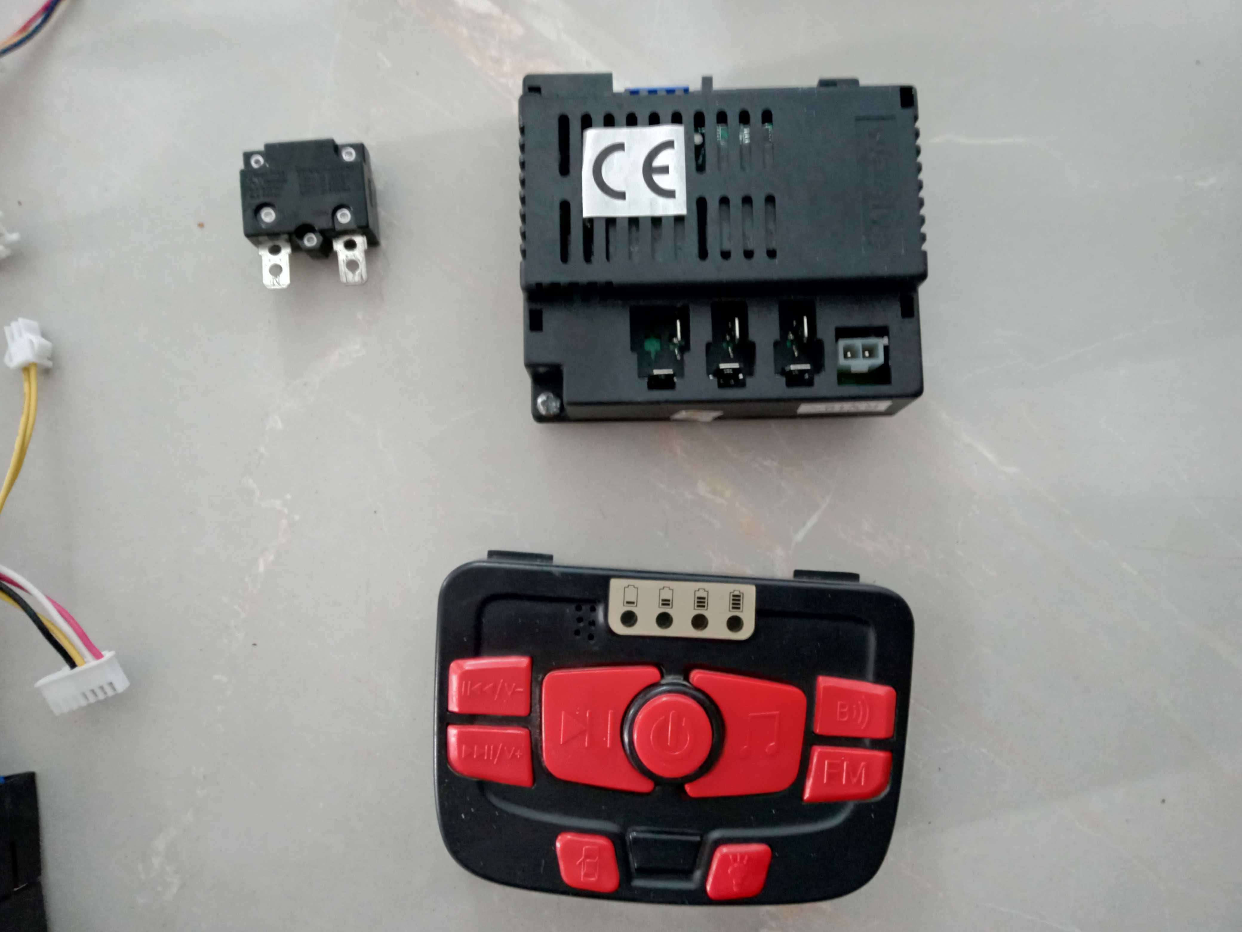 Napęd silnik elektryczny 4x4 12V Sterownik wiązka kabli przekładnie